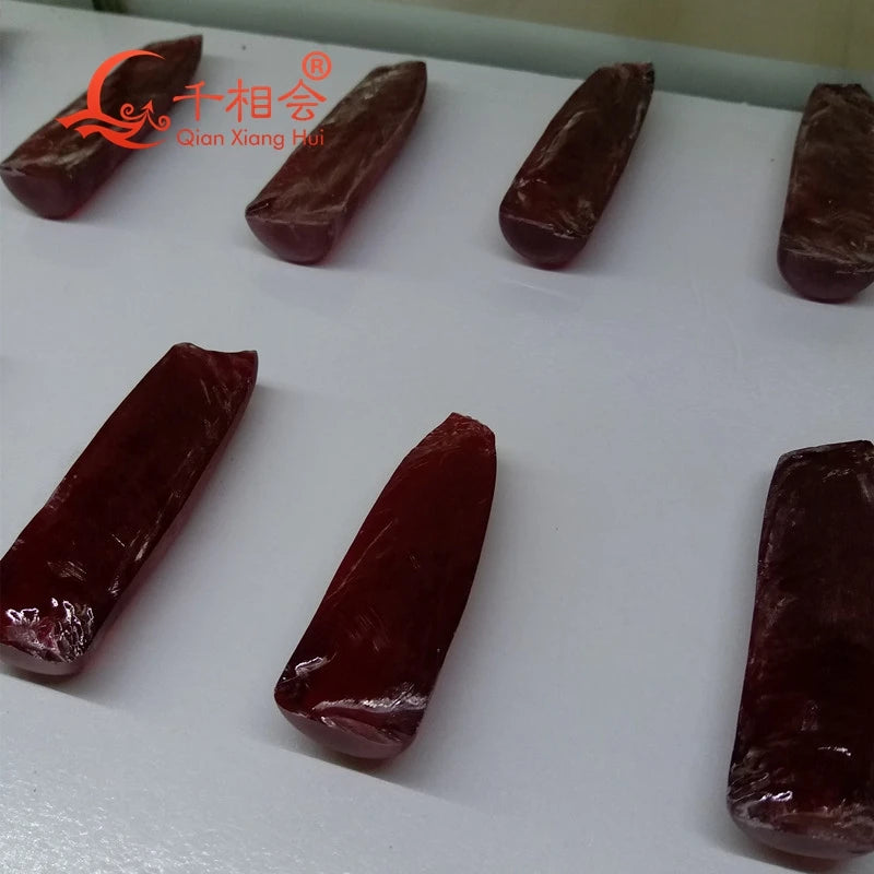 0.1kg  100g per ruby 1.5# 3#  5# 7#  8# color Rough raw material corundum lab created red ruby loose stone