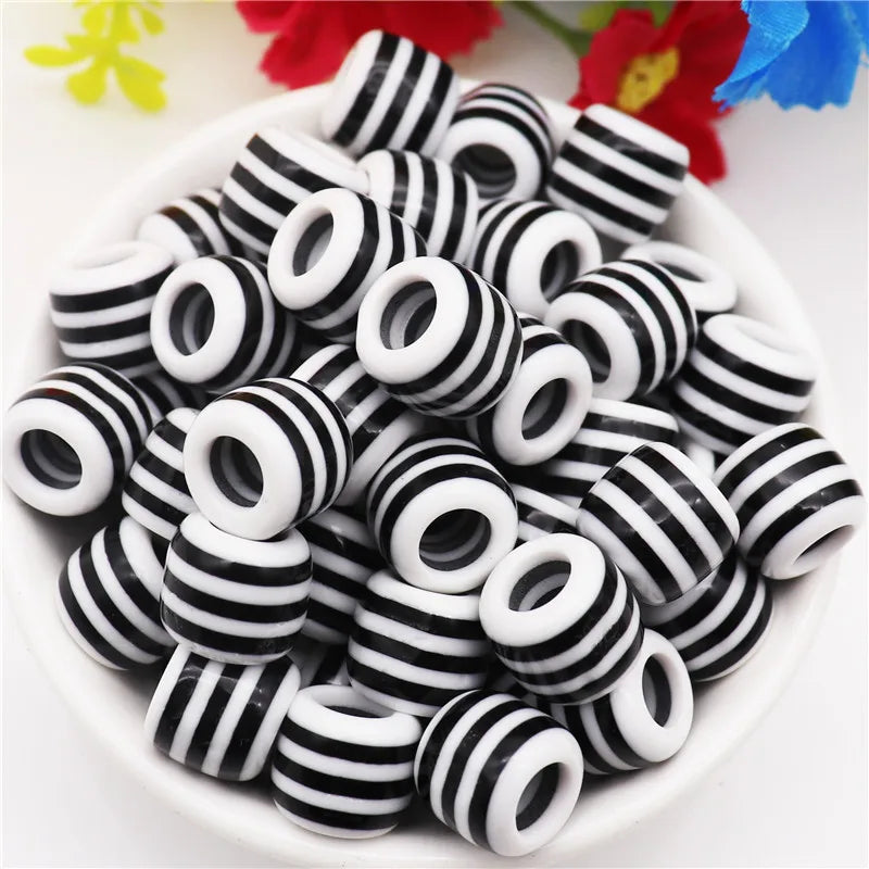 20 Pcs Set New Rainbow Color Spacer Beads Fit Pandora Bracelet Bangle for Jewelry Making Kit Women Men Girls Adults Charm Gift