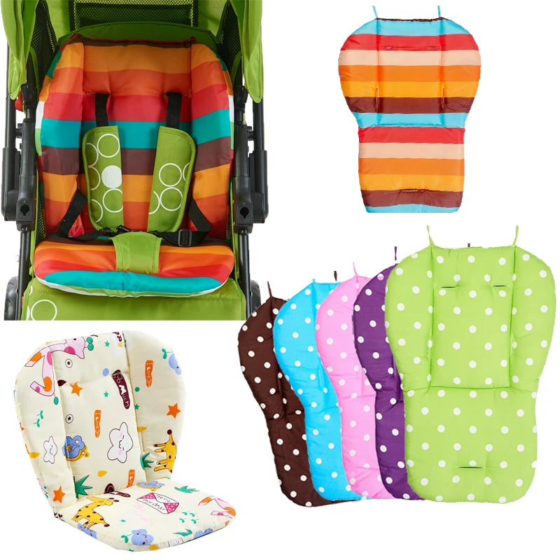 Baby Stroller Seat Cushion Mattresses Infant Pushchair Soft Mat Child Carriage Car Cart Pad High Chair  Accessories