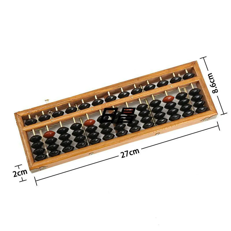 1pcs Wooden Frame Classic Ancient Calculator Abacus Bead Toy Develop Kid's Mathematics Abacus Intelligence