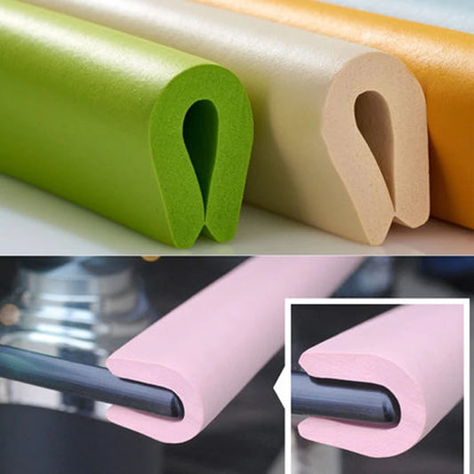 ''U' Style 2m New Baby bumper strip  Safety Corner protector Glass Table Edge  Guards Cushion Strip YYT196