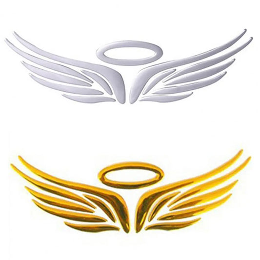 3D Angel Fairy Wing Pattern Car Auto Truck Badge Sticker Windshield Door Decor