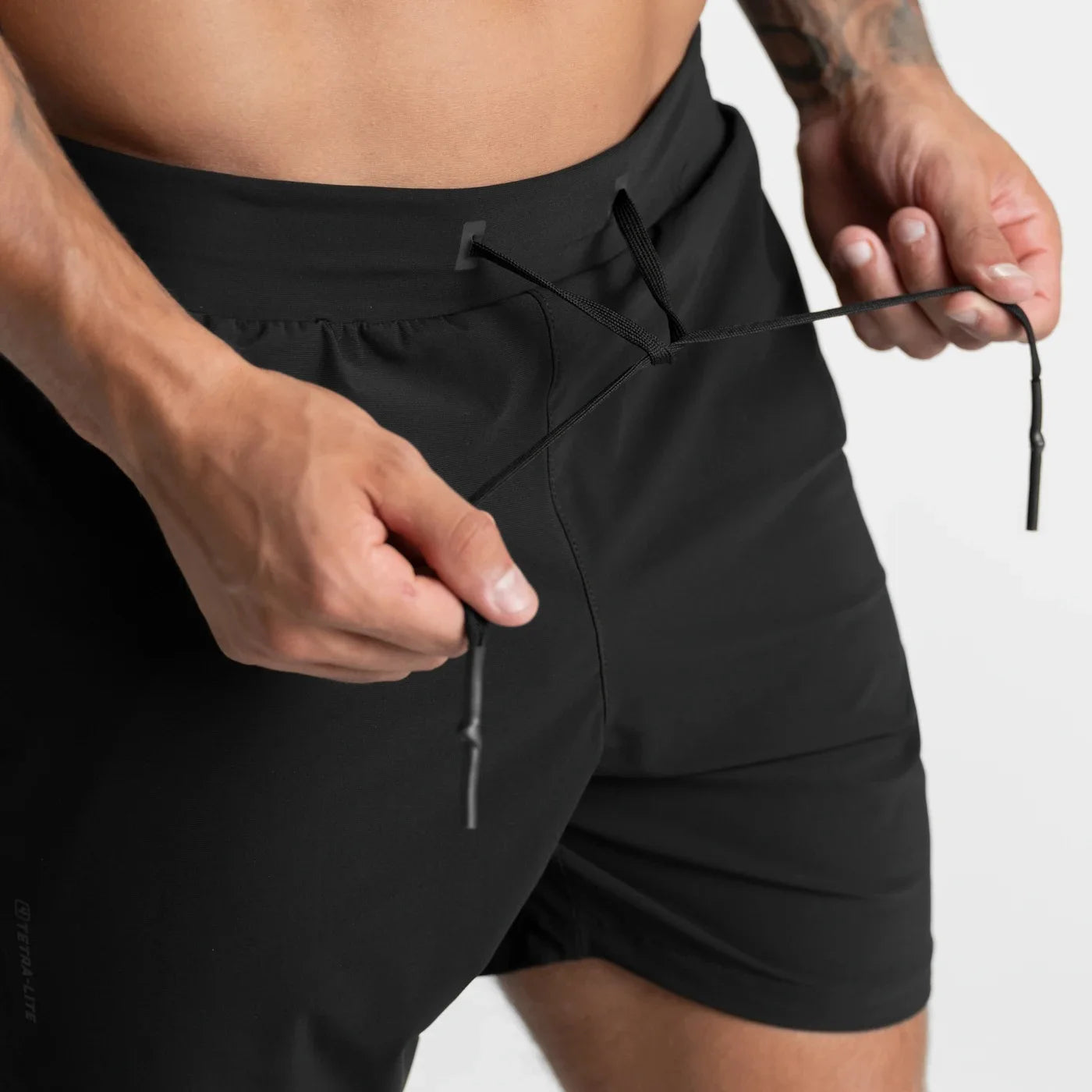 2024 single layer Quick-drying solid color Men's Short pants Fitness Jogger Sport Shorts Sweatpants Fitness Workout Casual pants