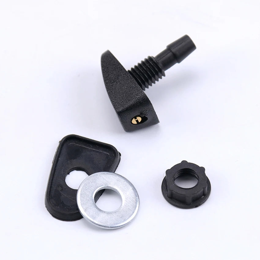 1 PC Universal Car Windshield Washer Wiper Water Spray Nozzle Black Plastic Fan Shaped Adjustable Nozzle Car Supplies