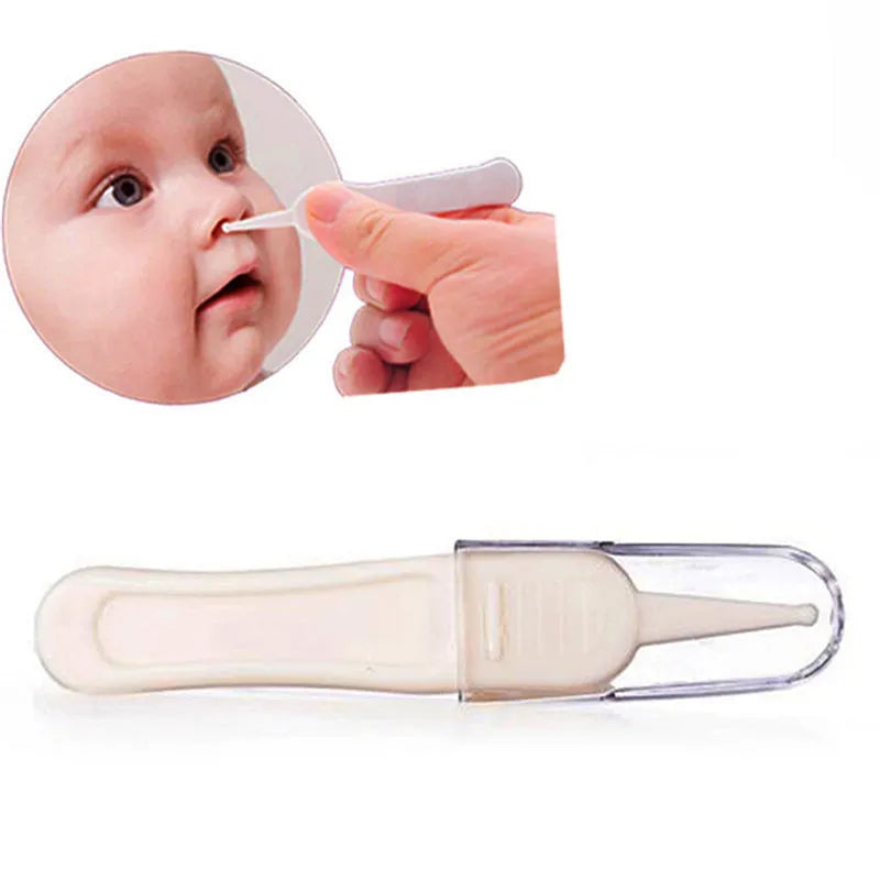 1/2/3/4pcs New Baby Safety Tweezers Plastic Tweezers Ear Nose Clean Nose Ears Dirty Baby Care