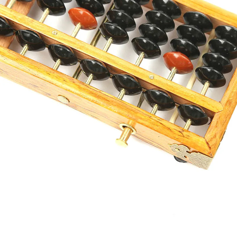 1pcs Wooden Frame Classic Ancient Calculator Abacus Bead Toy Develop Kid's Mathematics Abacus Intelligence