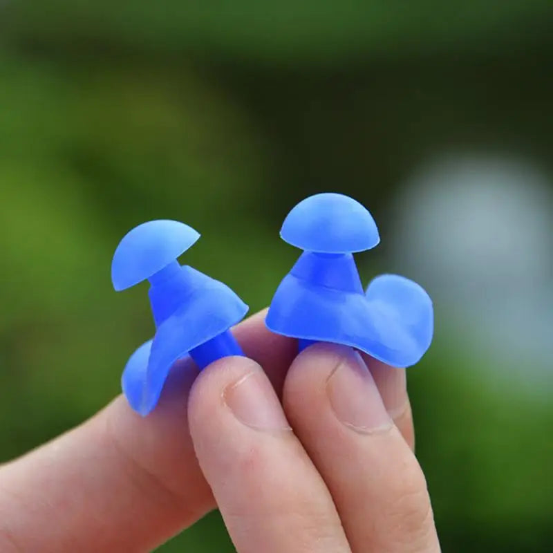 1Pair Diving Swim Soft Ear Plugs Water Silicone Waterproof Soft Silicone For Adult/Children Anti Noise Foam Sleep Work Reusable