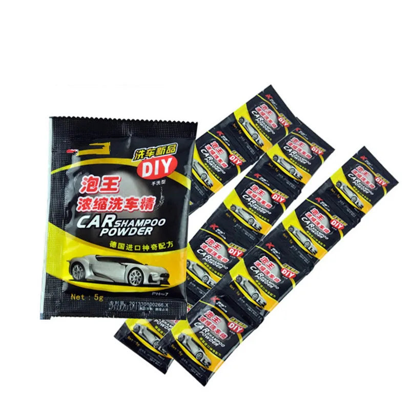 20PCS Car Wash Powder Car Cleaning Shampoo Multifunctional Cleaning Tools Car Soap Powder Windshield Wash Accessories