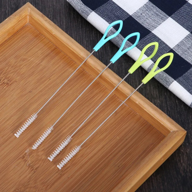 5PCS New Baby Bottle Brushes Reusable Straw Cleaning Brushes Steel Wash Drinking Pipe Straw Brush Cleaner Brushes