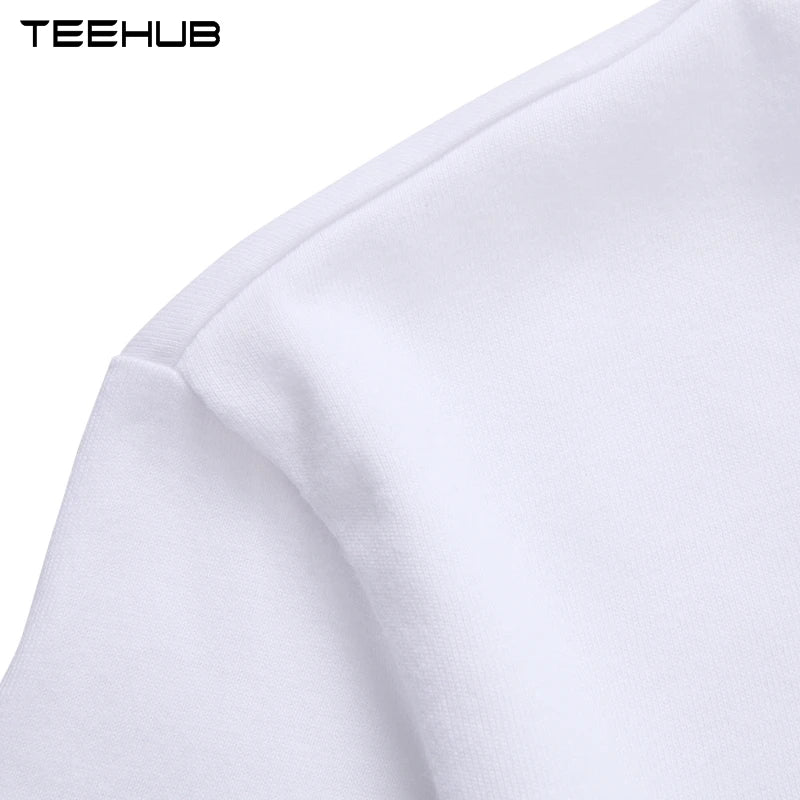 TEEHUB Hot Sales Animal Men T-Shirt Summer Smiling Musical Fox Printed Tshirts Short Sleeve O-Neck Tops Funny Tees