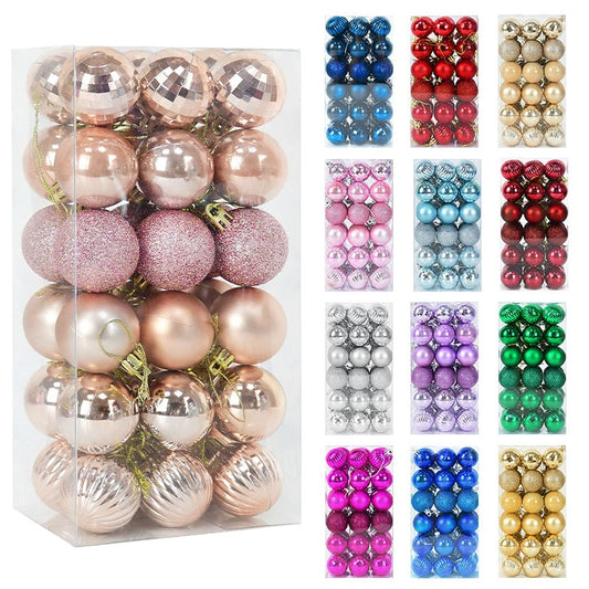 1box Christmas Tree Ornament Balls