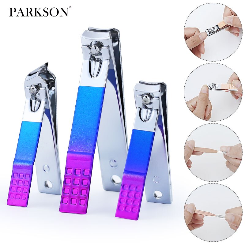 Parkson Professional Nail Clippers Manicure Set High Quality Stainless Steel Nail Cutter Scissor Cuticle Nipper Nail Tools Set