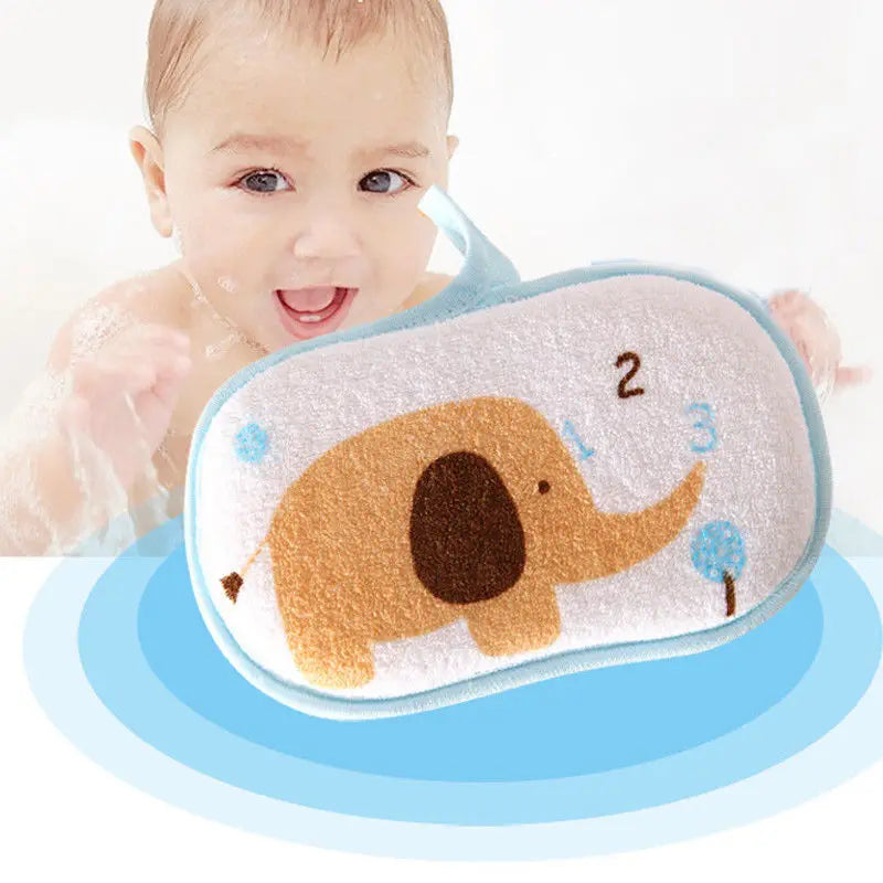 2018 Brand New Fashion Bathtube Safety Sponge Bath Support For Infant Newborn Baby Cute Cartoon Bath Sponge