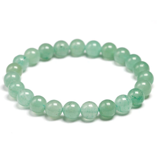 6 8 10 12 14mm New Meditation Natural Green Aventurine Women Bracelets Natural Stone Yoga Mala Beads Healing Jewelry Men Gift