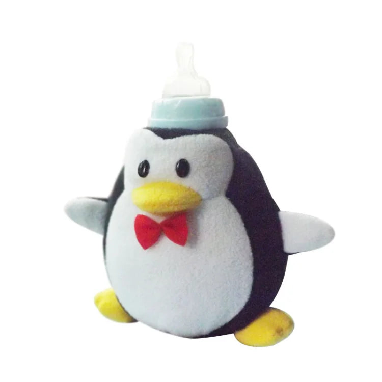 Penguin baby Insulation Bags Newborn Feeding Milk bottles Cage cover Plush Pouch feeder Cover storage bottle case duck tortoise