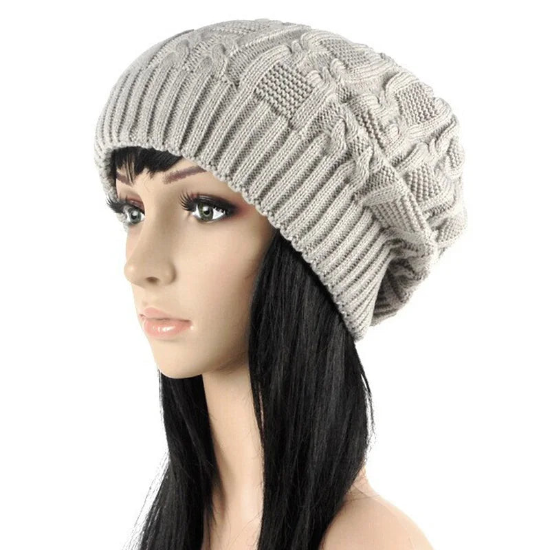 Sell Like Hot Cakes Fashion Caps Warm Autumn Winter Knitted Hats For Women Stripes Double-deck Skullies Men's Beanies 6 Colors