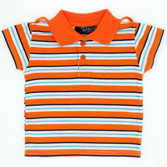 Hot Sale Boys Girls T-Shirt Summer Short Sleeve Stripe Pattern Tops Kids Brand New Baby Clothes Fashion Tees Children Clothing