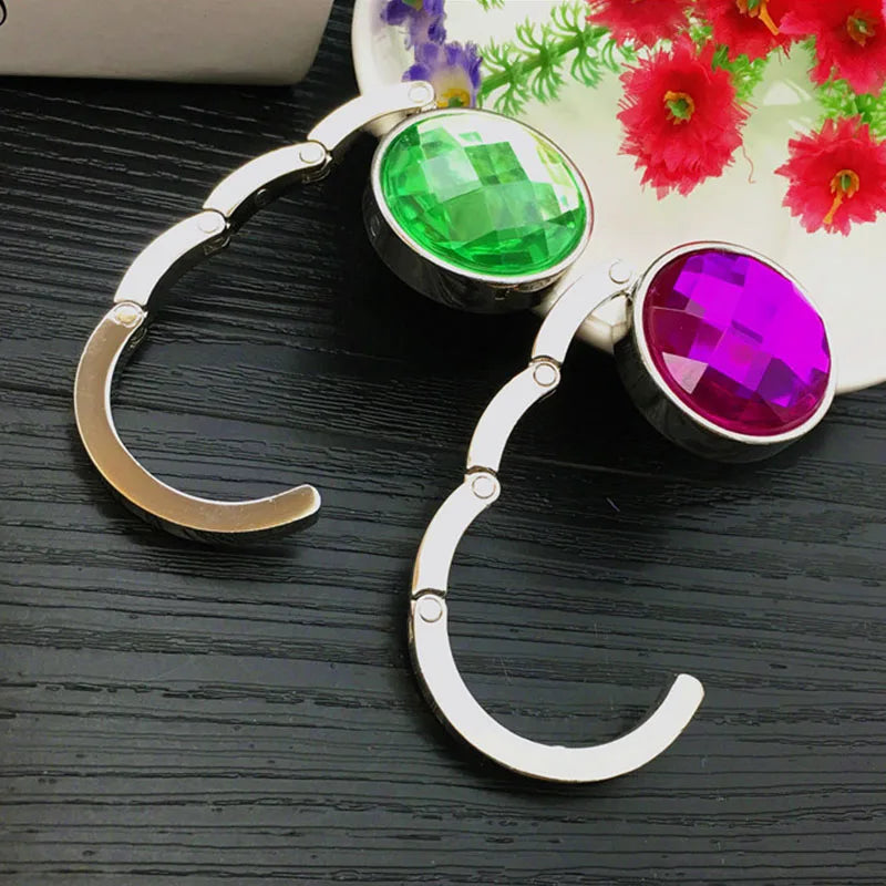 Alloy Magic Hooks Hanger Holder Hook for Hanging Crystal for Purse Bag Hanger Portable Handbag Folding