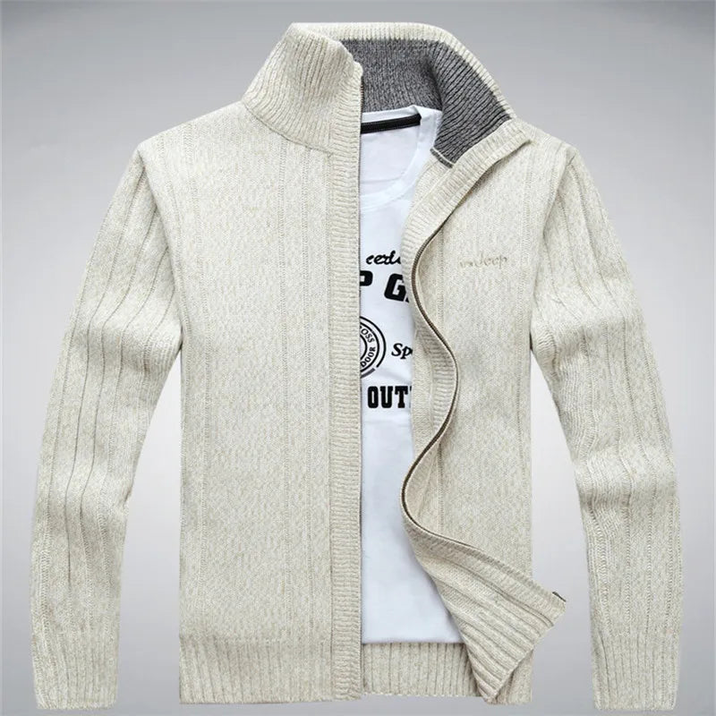 Sweater Male 2020 Wool Cotton Cardigan Autumn Men's Winter Sweater  Kint Wear Knitwear Coats Clothing