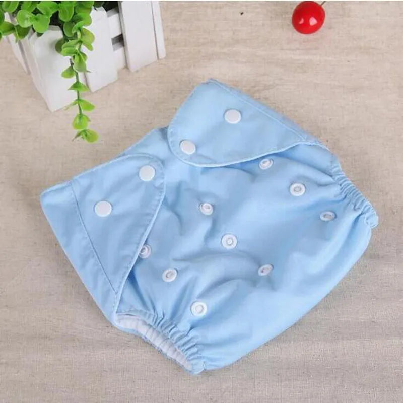 Baby Diapers Washable Reusable Nappies Grid/Cotton Training Pant Cloth Diaper Baby Fraldas Winter Summer Version Diapers #54