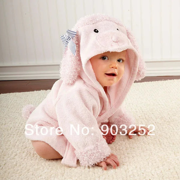 37 Designs Hooded Animal model ing Baby Bathrobe/Cartoon Baby Spa Towel/Character kids bath robe/infant beach towels