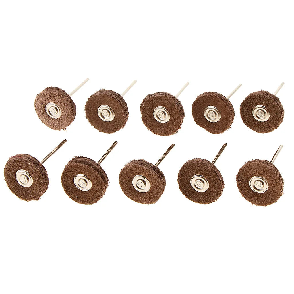 10pcs Lab Jewelry Watch Polishing Wheel Burs Shank Approx. 3cm Polishers