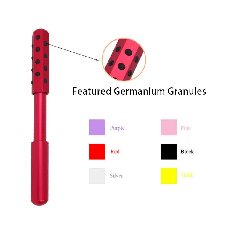 1PC 2021 New Germanium Beauty Bar Face Roller Face Lift Massage Facial Stick Anti Wrinkle Facial Massager Skin Care Product