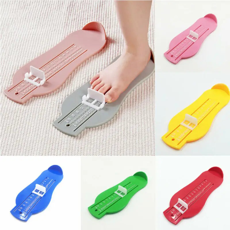 5 Colors Baby Foot Ruler Kids Foot Length Measuring device child shoes calculator for chikdren Infant Shoes Fittings Gauge Tools