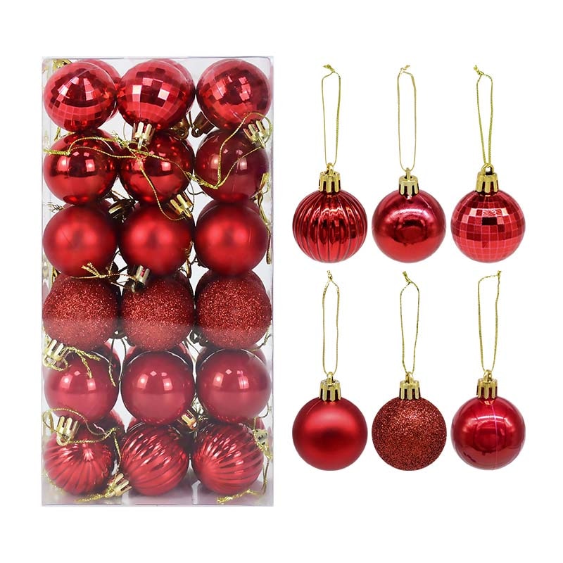 1box Christmas Tree Ornament Balls