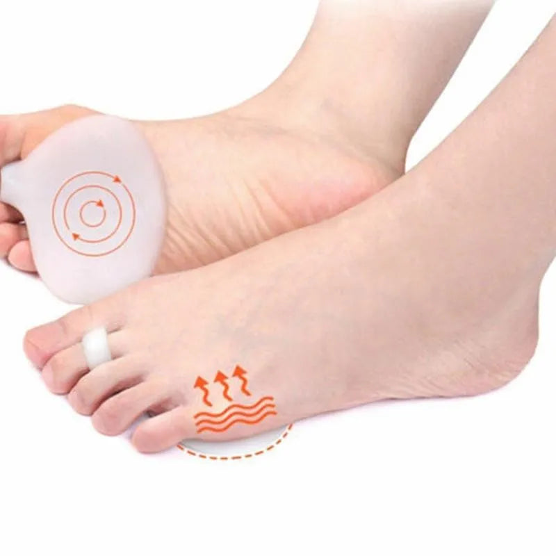 2Pcs Gel pad For Sensitive feet Silicone Gel Metatarsal Pads for Shoes Sore Ball Foot Care Tool Feet Pain Shoes Forefoot