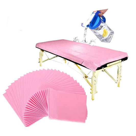 100pcs Massage Table Sheets Disposable SPA Bed Sheets Non Woven Lash Bed Cover for Tattoo Hotels Beauty Salon Doctors' O