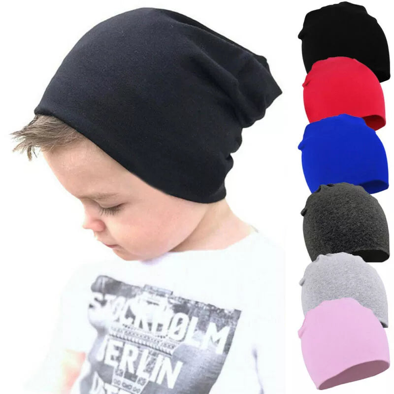 2020 Baby Stuff Accessories Baby Hats Beanies winter warm Girl Boy Toddler Infant Kids Children Solid Hat Cotton Soft Warm Cap