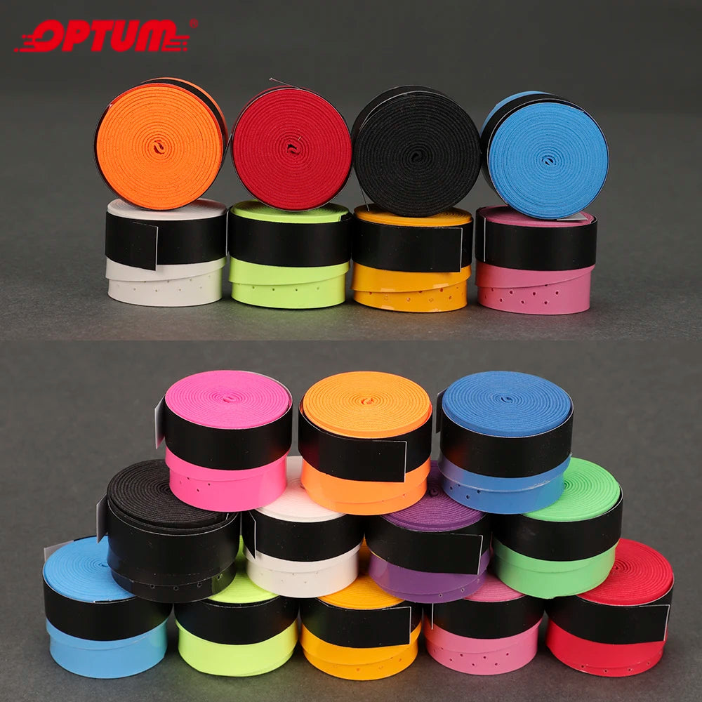 60 PCS Tennis Racket Overgrips Padel Over Grips Badminton Over Grips Sweat Absorbed Wraps Tapes Grips Sweatband