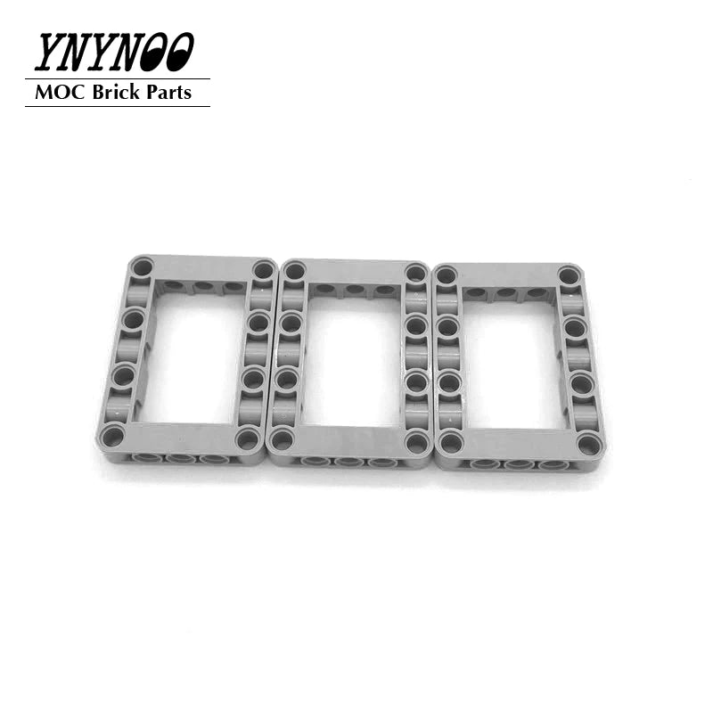 50Pcs Technical Beams Special Series Parts 64179 Beam Frame 5x7 Open Center Thick Liftarm Building Blocks Spare Bricks DIY Toys