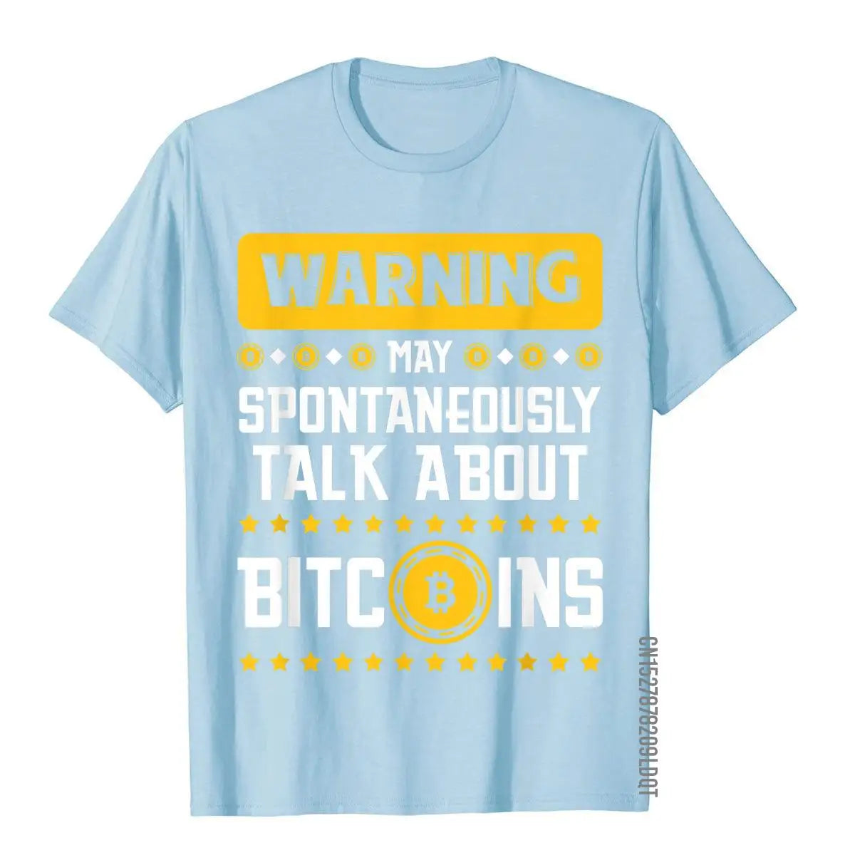 Funny May Talk About Bitcoins T-SHIRT Cryptocurrency HODL T-Shirt Tops Shirts Brand England Style Cotton Man T Shirt