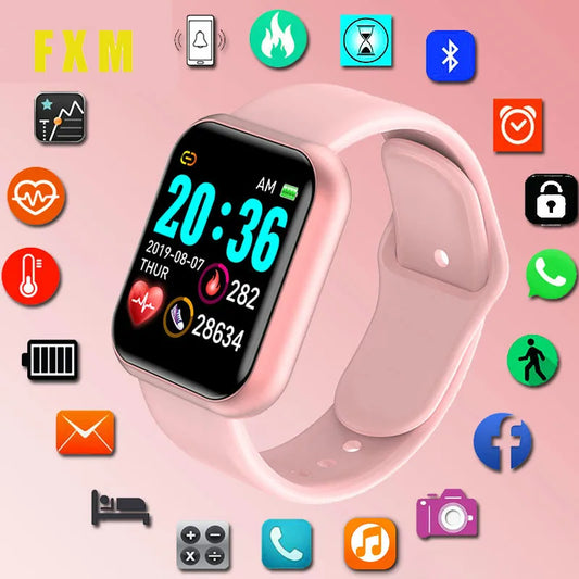 Smart Watches For Women Blood Pressure Men Fitness Tracker Waterproof Smart Bracelet Heart Rate Monitor Pedometer Sports Clock