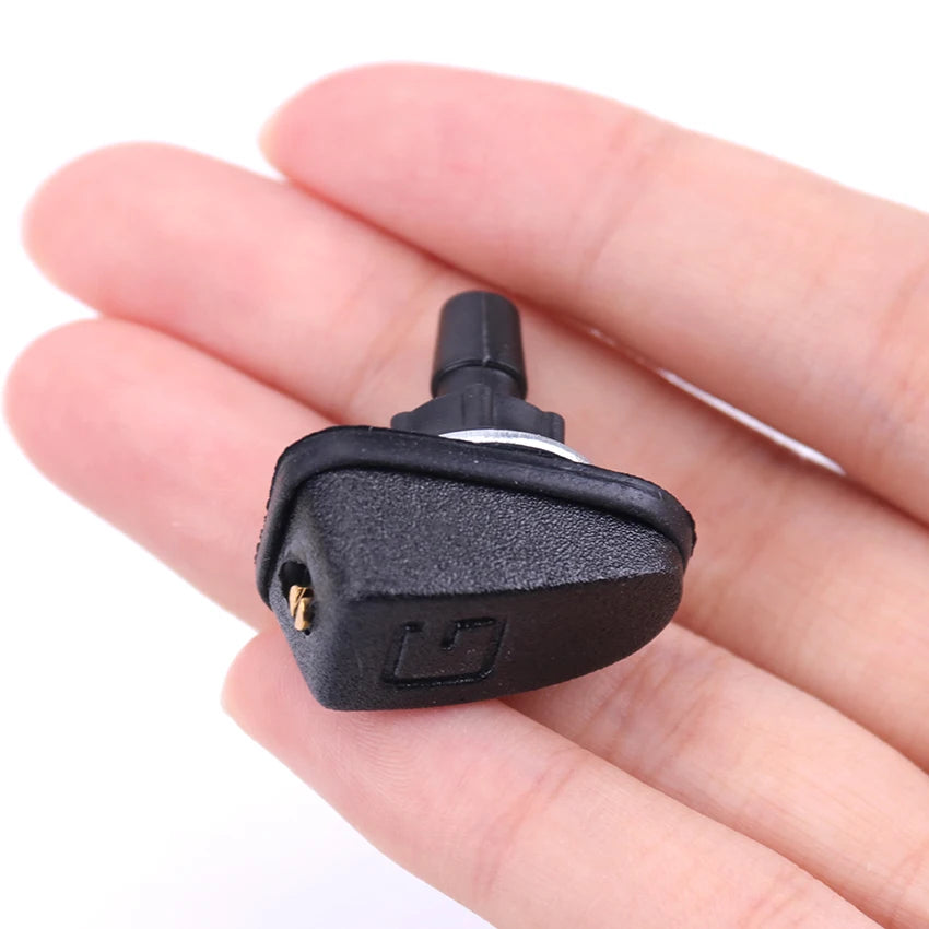 1 PC Universal Car Windshield Washer Wiper Water Spray Nozzle Black Plastic Fan Shaped Adjustable Nozzle Car Supplies