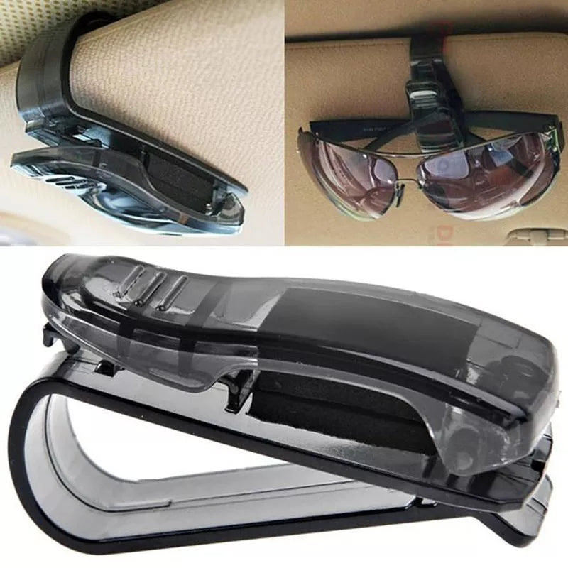 AUTO ACCESSORIES Glasses Case Auto Fastener Cip Car Sun Visor Sunglasses Holder Car Vehicle Auto Accessories