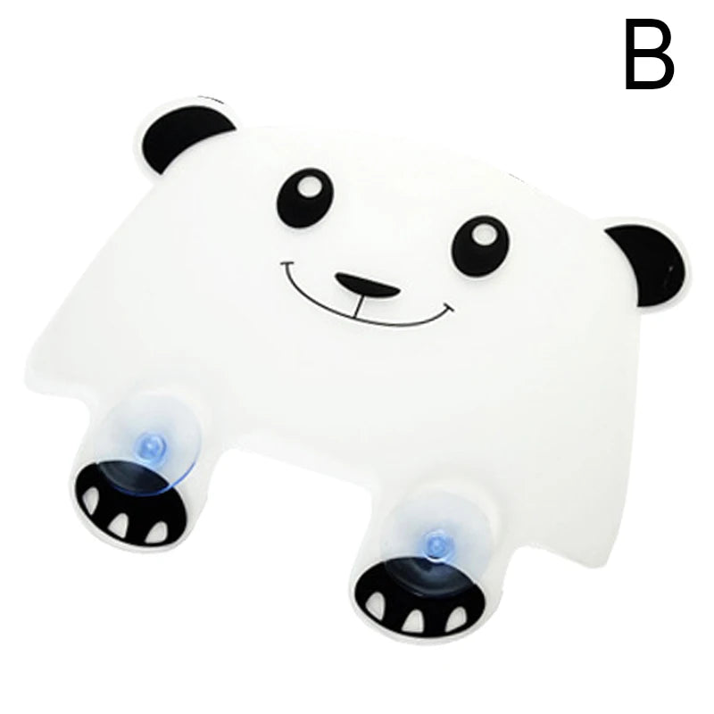 Anti Splash Water Baffle Board Water Guard Splatter Kitchen Sucker Sink Tool Cute Panda Sink Water Splash Guards with Sucker Wat