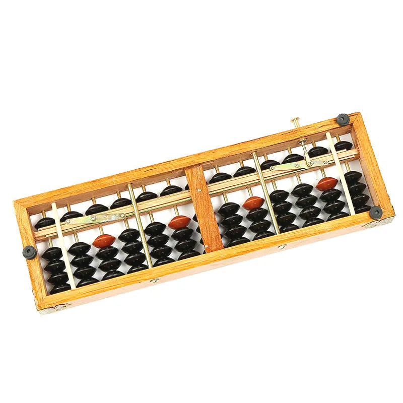 1pcs Wooden Frame Classic Ancient Calculator Abacus Bead Toy Develop Kid's Mathematics Abacus Intelligence