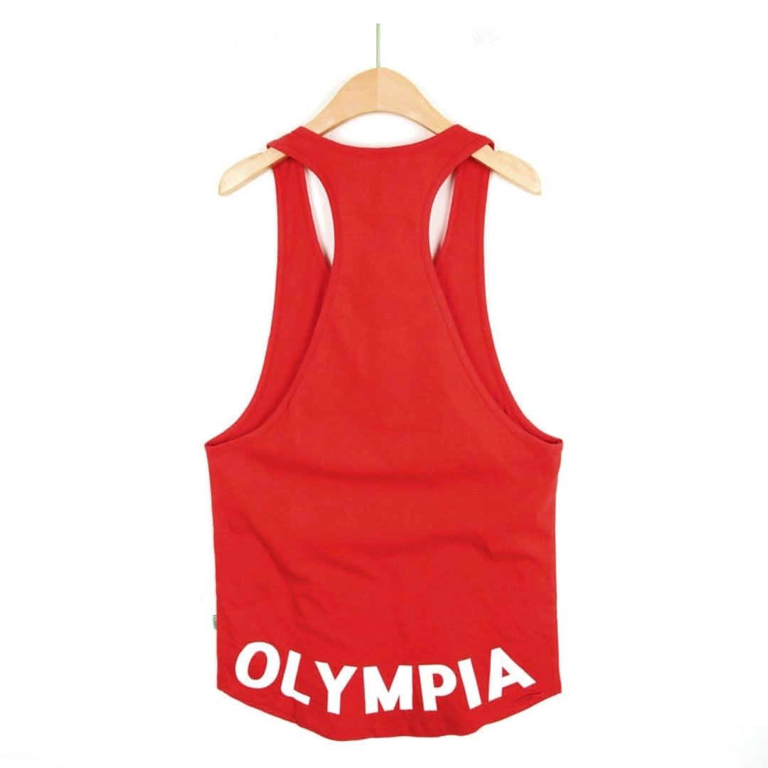 Loose Fashion Brand Olympic Sports I-Shaped Vest Men's Summer Cotton Muscle Gym Running Training Brothers Clothes