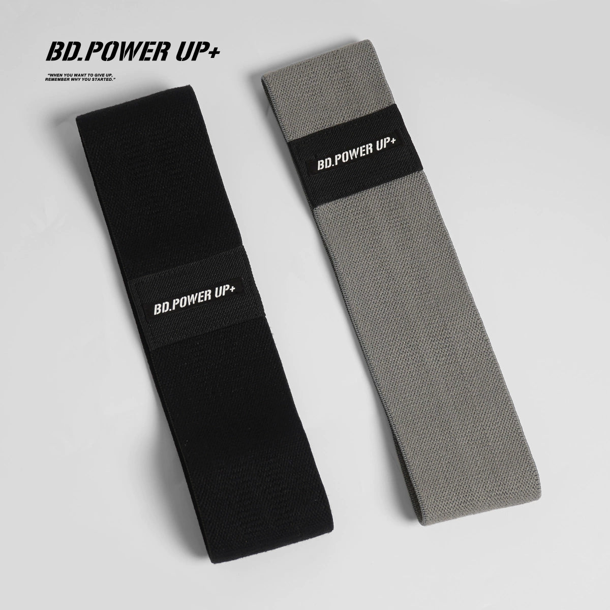 BD. Power up + Peach Hip Yoga Belt Tension Band Female Non Slip Abrasion Resistant Fitness Resistance Band Hip Exercise Band