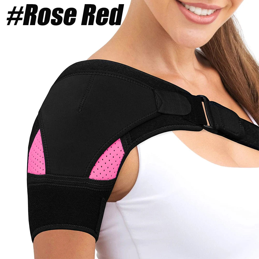 Shoulder Brace for Women and Men,Shoulder Pain Relief, Shoulder Support,Adjustable Fit Sleeve Wrap,Relief for Shoulder Injuries