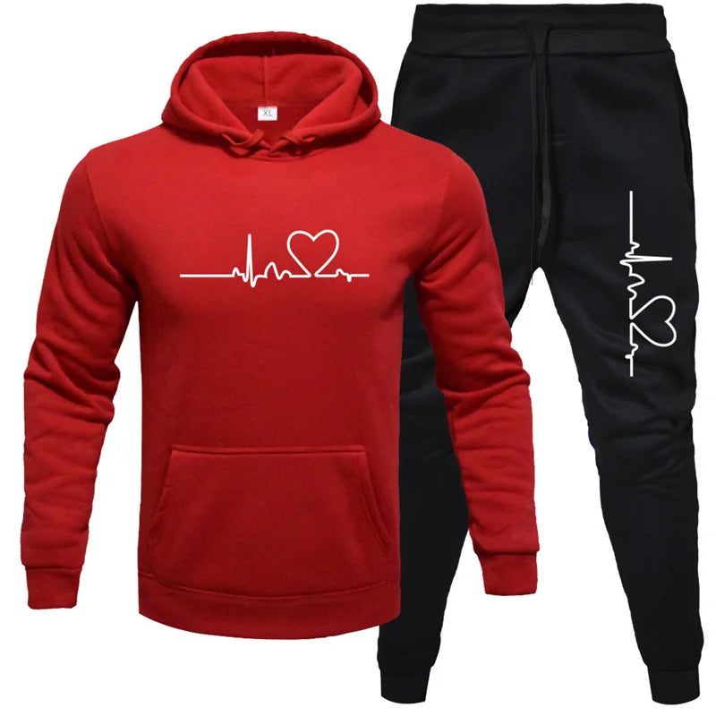 Sweatshirts for Men Casual Hoodies Long Sleeve Men's Clothing Outdoors Hot Sales Sports Sweatpants Suit Comfortable Jogging 2024