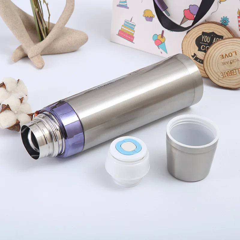 Travel Portable Double Layer Thermal Mug Food Thermos For With Heating Stanley Stainless Steel Water Arctic Bottle Cups Of Hot