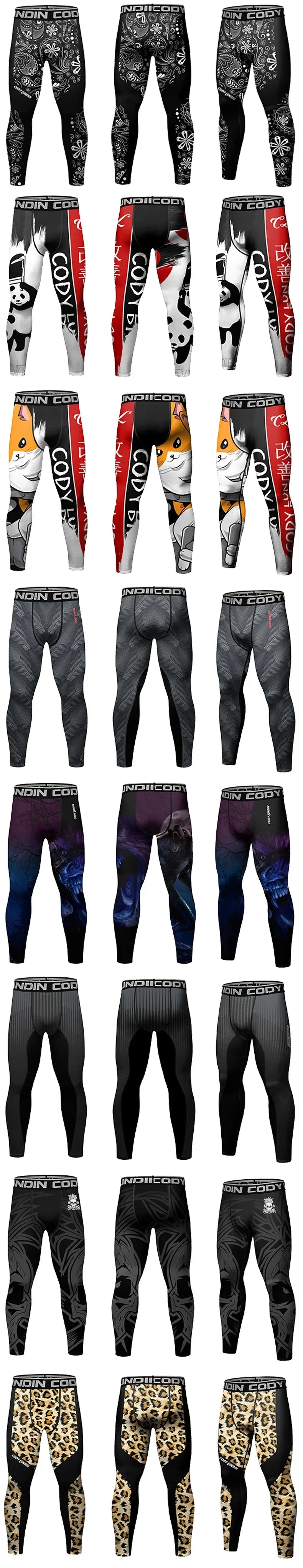 Men's Boxing Set MMA BJJ Jiu Jitsu Rashguard Quick Dry Workout Traning Running Sportswear Sport Fitness Gym Clothing Tracksuit