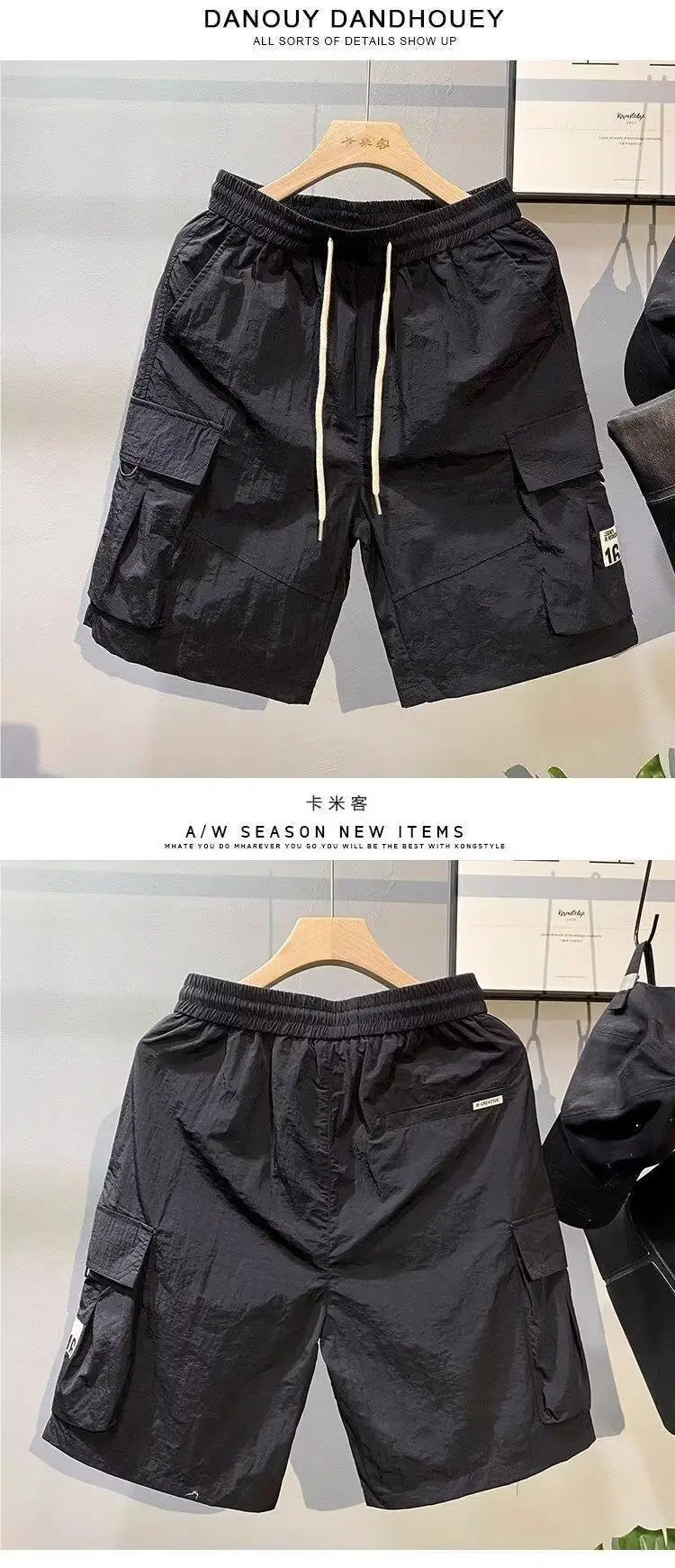 2024 Basketball Men's Shorts Athletic Shorts with Pockets Workout Gym Quick Dry GYM Running Shorts Sport Homme Short Masculino