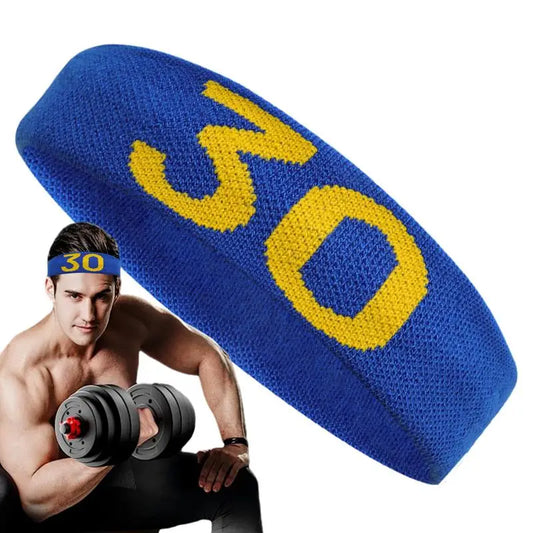 Elastic Headbands Workout Running Sweatband Headband Men's Headband Long Hair Athletic Head Band For Sports