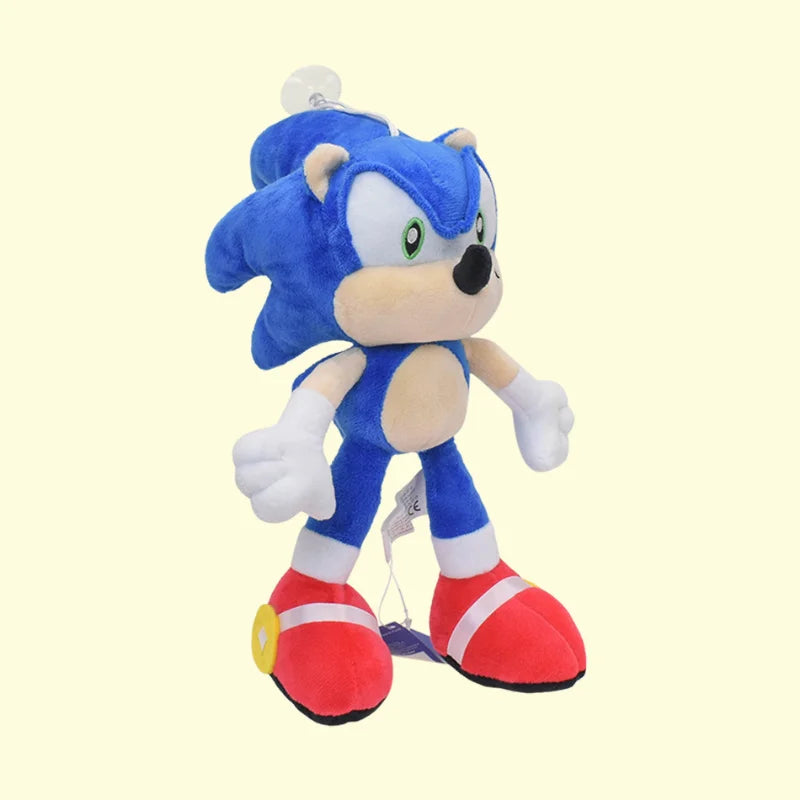 27cm Cartoon Sonic The Hedgehog Plush Doll Anime Peripherals Kid Plush toys Dolls Pendant Toys Birthday Gifts