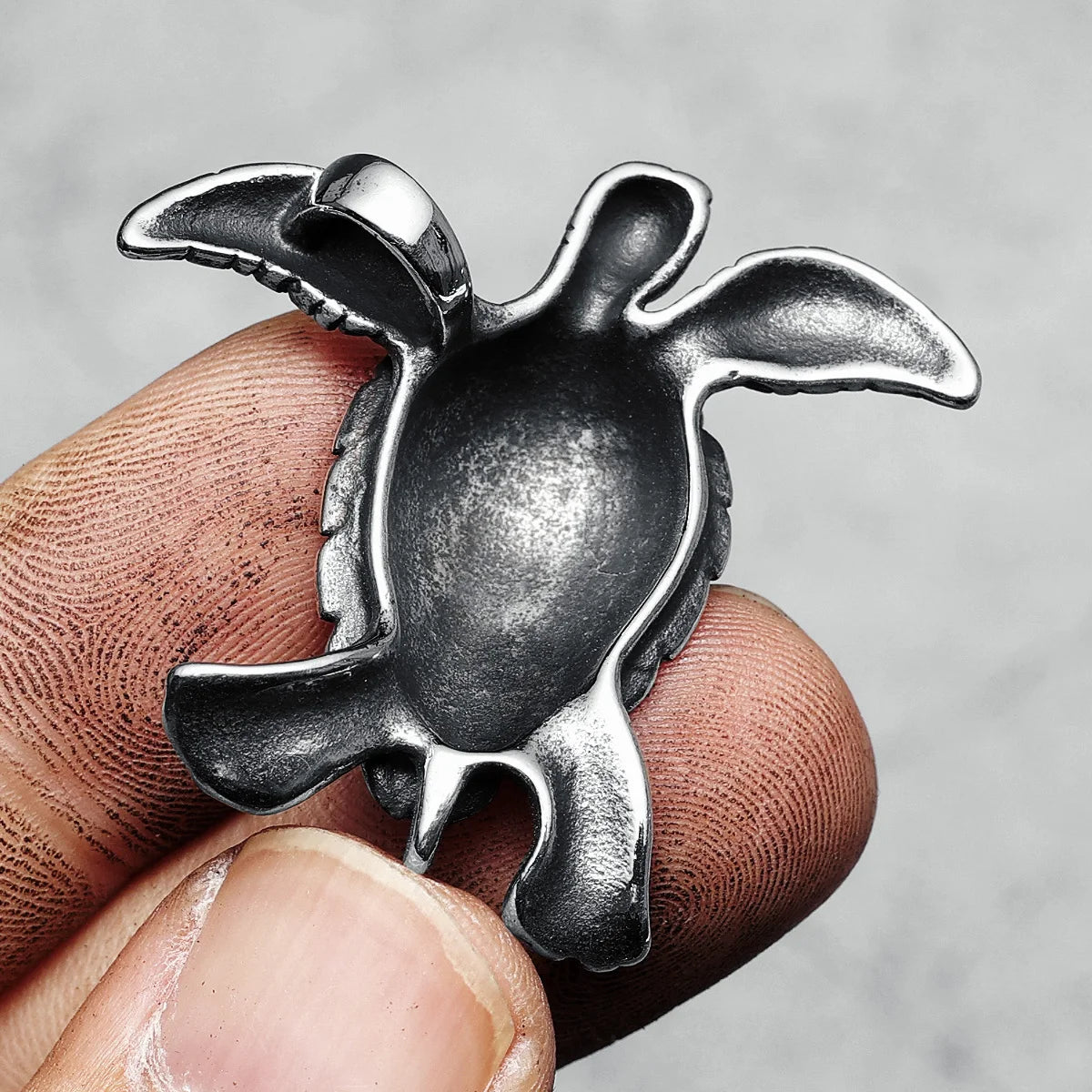 Turtle Necklace 316L Stainless Steel Cute Retro Men Women Pendant Chain Rock Rap Party for Friend Male Jewelry Gift Dropshipping